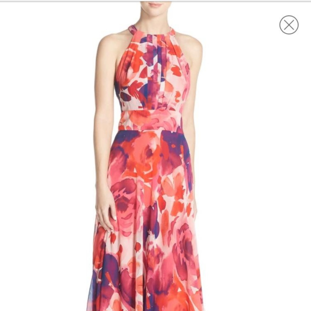 Eliza J halter maxi dress